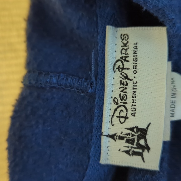 Disney Parks Mickey Hoodie/Sweatshirt w/ Pockets Blue Size S - Picture 5 of 6